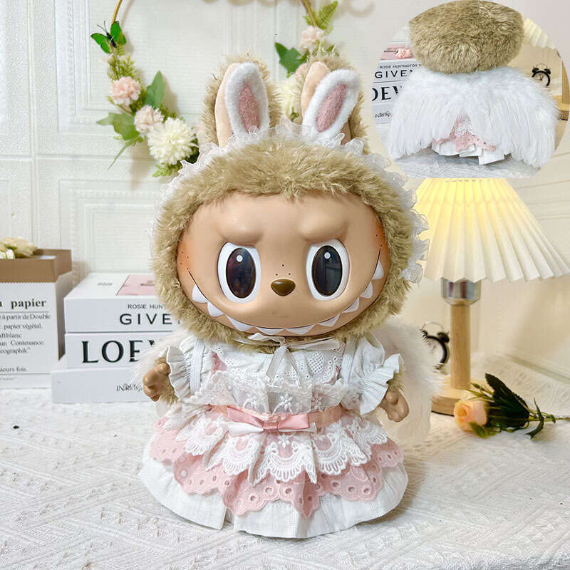 38cm Vinyl Plush Replacement Labubu Time to Chill Doll Clothes dh1103042281JY