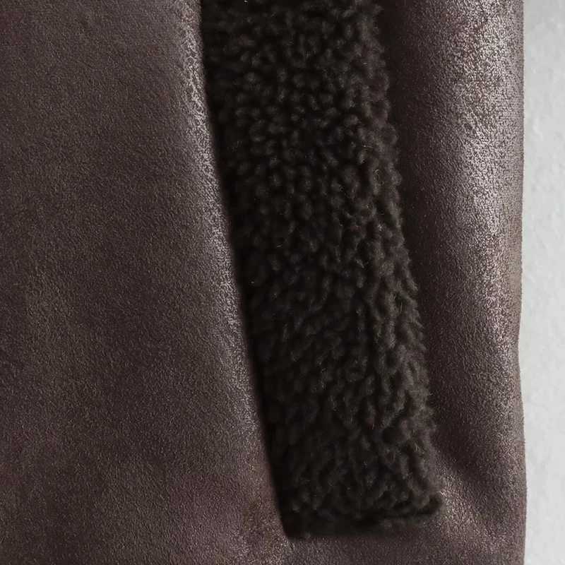 SIYANG Woman Thick Faux Leather Jackets for Women Autumn Winter Warm Wool Blends Coats Demi-season Plush Jacket OuterwearT251201