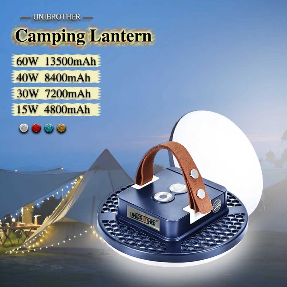 13500mAh Rechargeable LED Camping Lantern with Magnet Strong Light Zoom Portable Flashlights Tent Lights Work Repair Lighting M251201