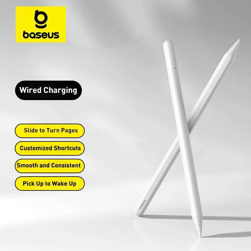 Baseus Stylus Pen 360 Touch Operation Wired Charging Custizable Shortcuts Slide-to-Turn Page For iPad Pro iPad Air C251201