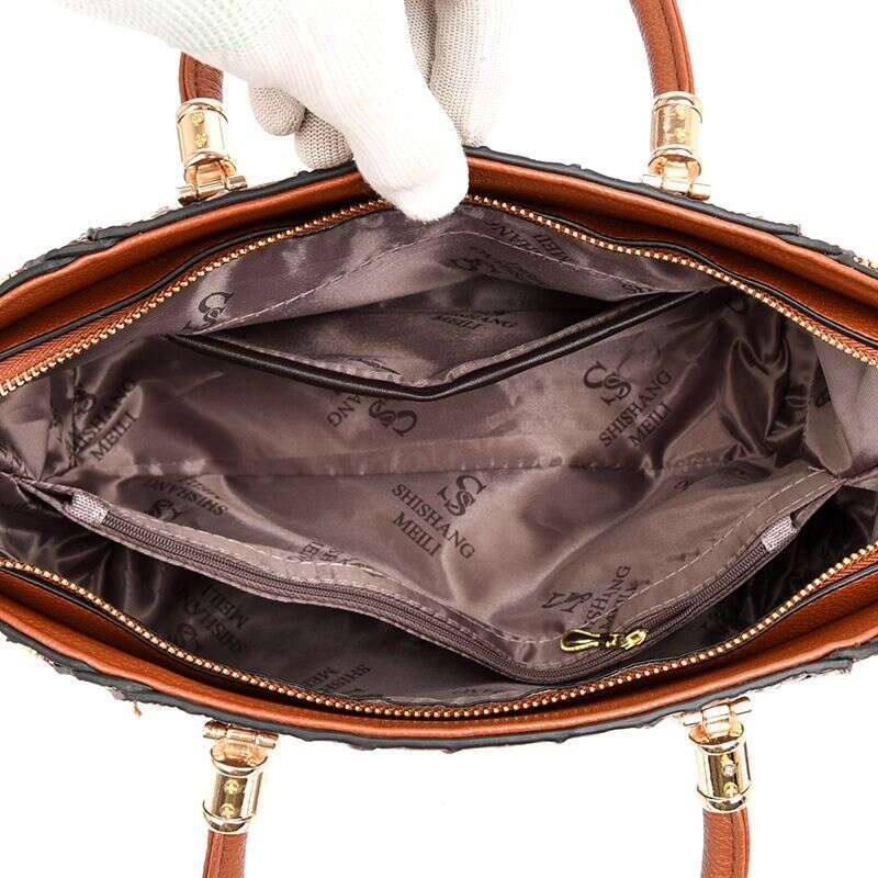 Designer Bag High End Genuine Leather Women S New Handbag Large Capacity Shoulder Crossbody Bag For Middle Aged Moms