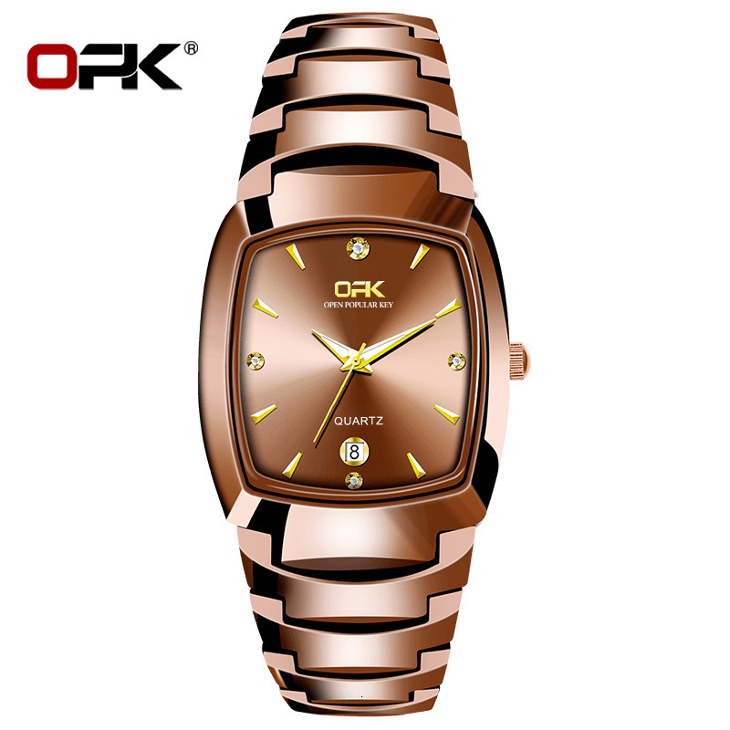 OPK Free Shipping New Designer Watch Brand Manufacturer Wholesale Dropshipping Cross-border Calendar Quartz Couple Watches Men's Watches