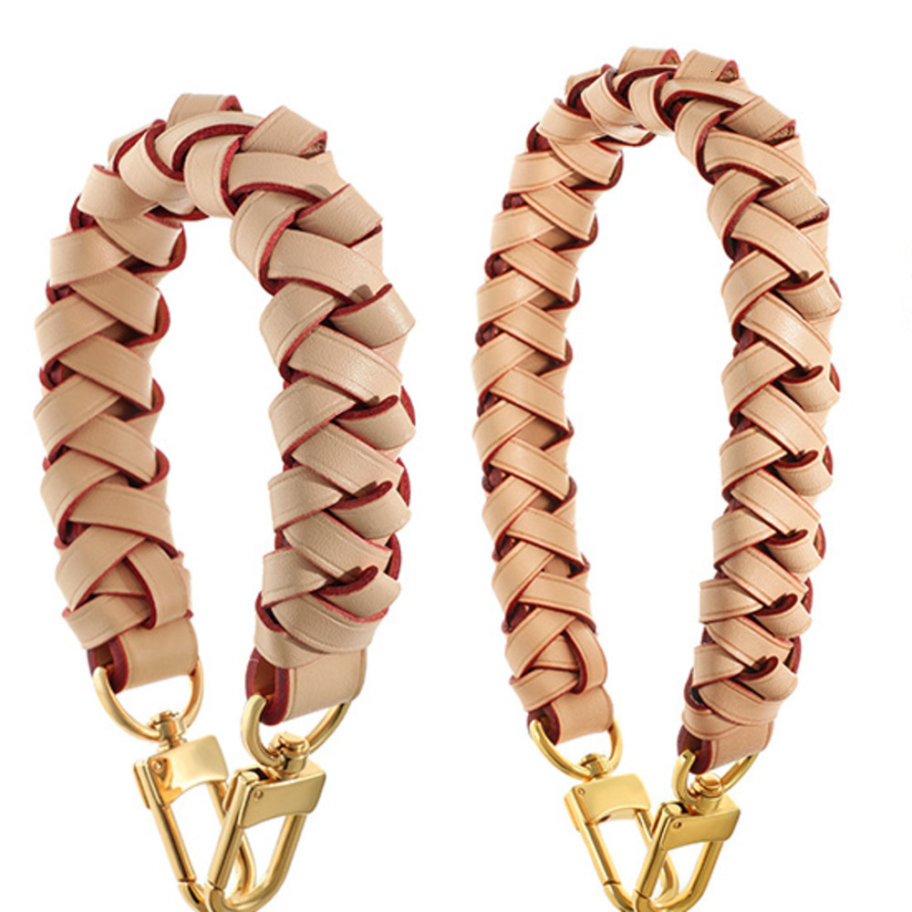 Top of the line genuine Vachetta woven bag strap suitable for ers womens handbags Ne0n0e bucket wallet twisted handle size 3 241121
