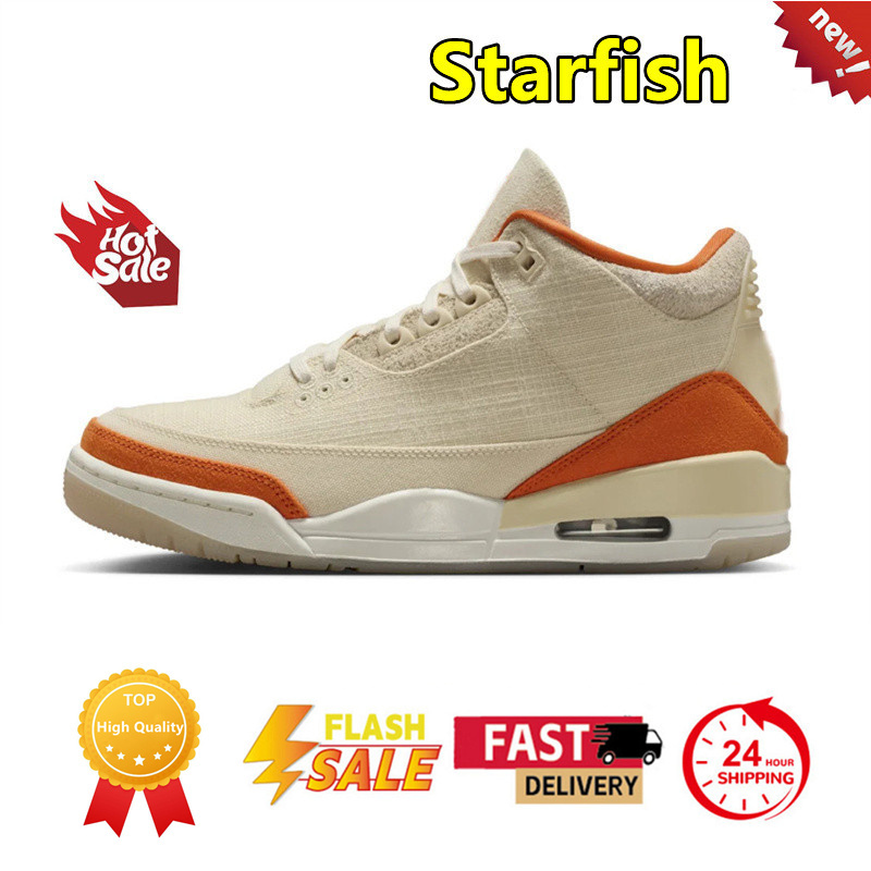 sport 3 designer sneakers AMM bicoastal J Balvin sunset white cement reimagined craft ivory unc for mens womens OG 3s basketball shoes platform traine