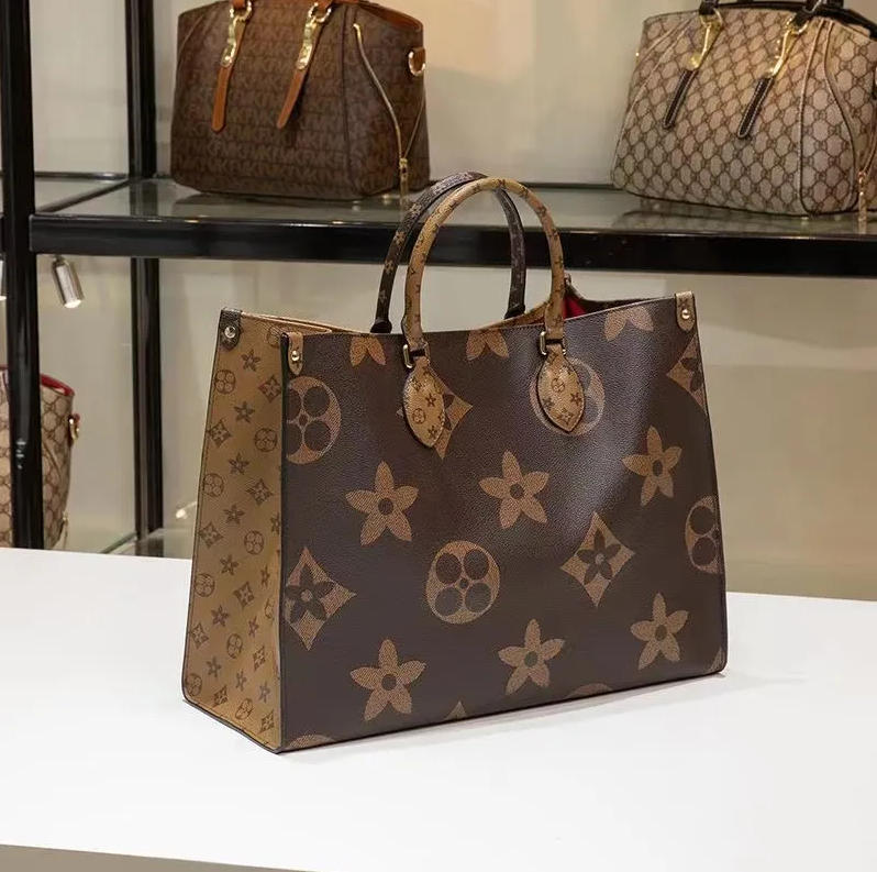 Luxury Designer Bag On the go Embossed Flower Large Capacity GM MM Tote Bag Fashion Women Shoulder Bags Handbag Lady Crossbody Female backpack Purse Shopping Bags