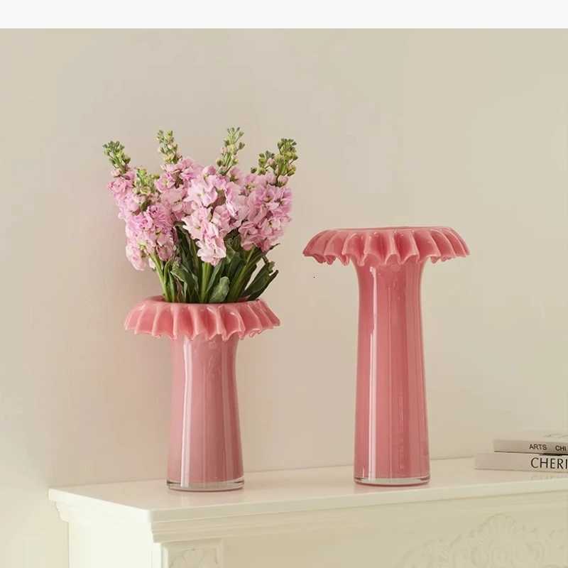 Leaf Vase Decorative Vase Art Flower Vessels Living Ro Flower Arrangement Dried Flower Vases Ornament Y251201