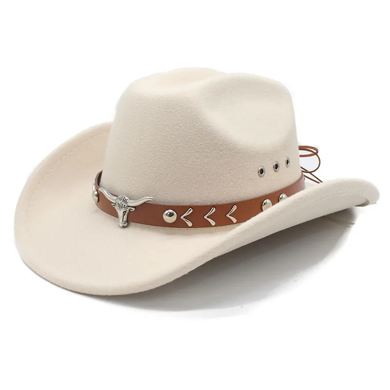 Vintage Cross-border Western Cowboy Hat Big-edge Gentleman Cowgirl Jazz Hats Holidays Party Cosplay Cap Sombrero Hombre 251129 - view 7