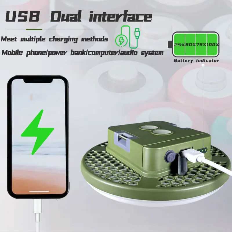 MOSLIGHTING Camping Light Rechargeable Portable Suspension Magnetic Suction Ultra Bright LED Tent Light Fishing Lights Outdoors M251201