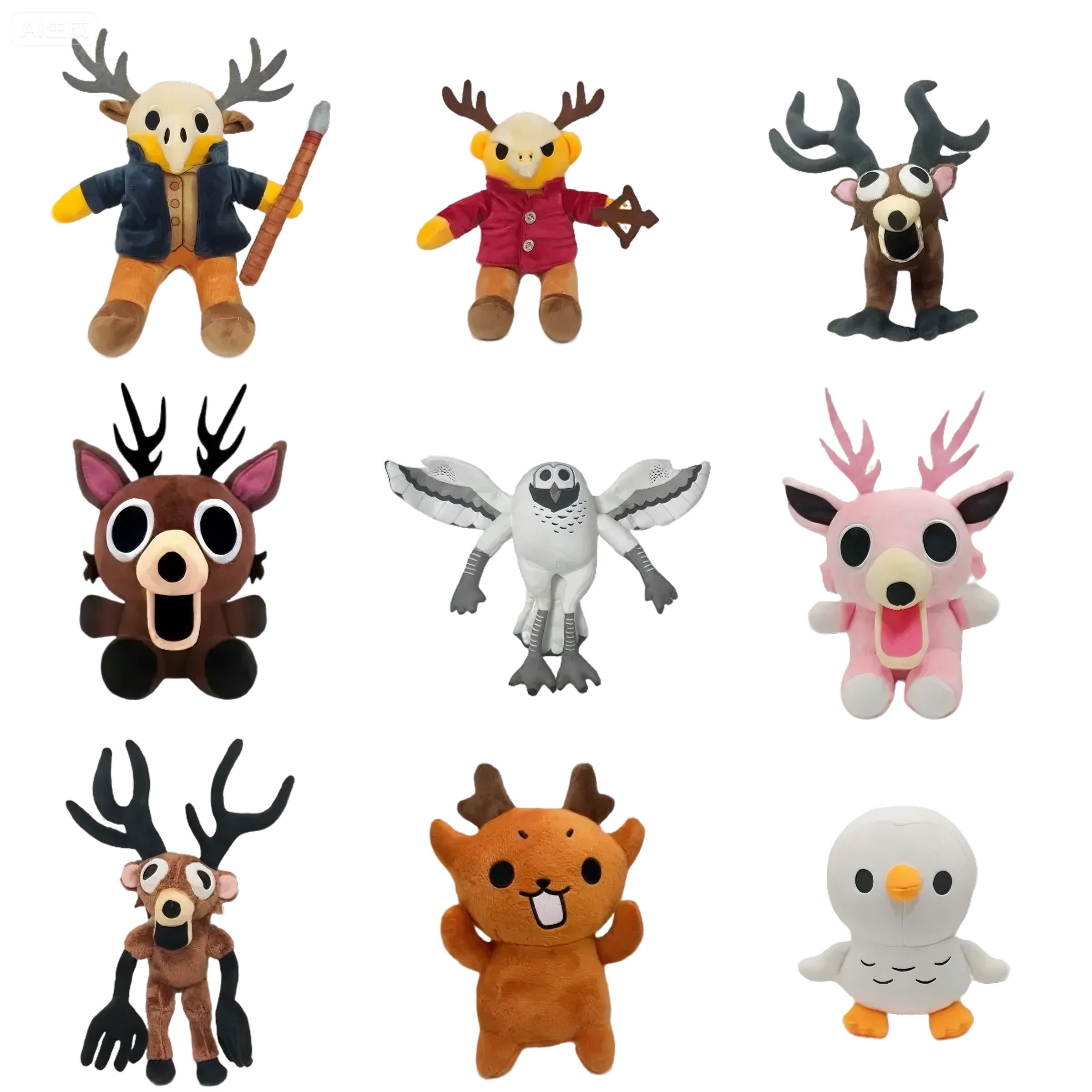 99 Nights In the Forest Plush Toys Game Peripherals Elk Plush Doll Toy He Stuffed s Collectible Ornaments Gifts C251202