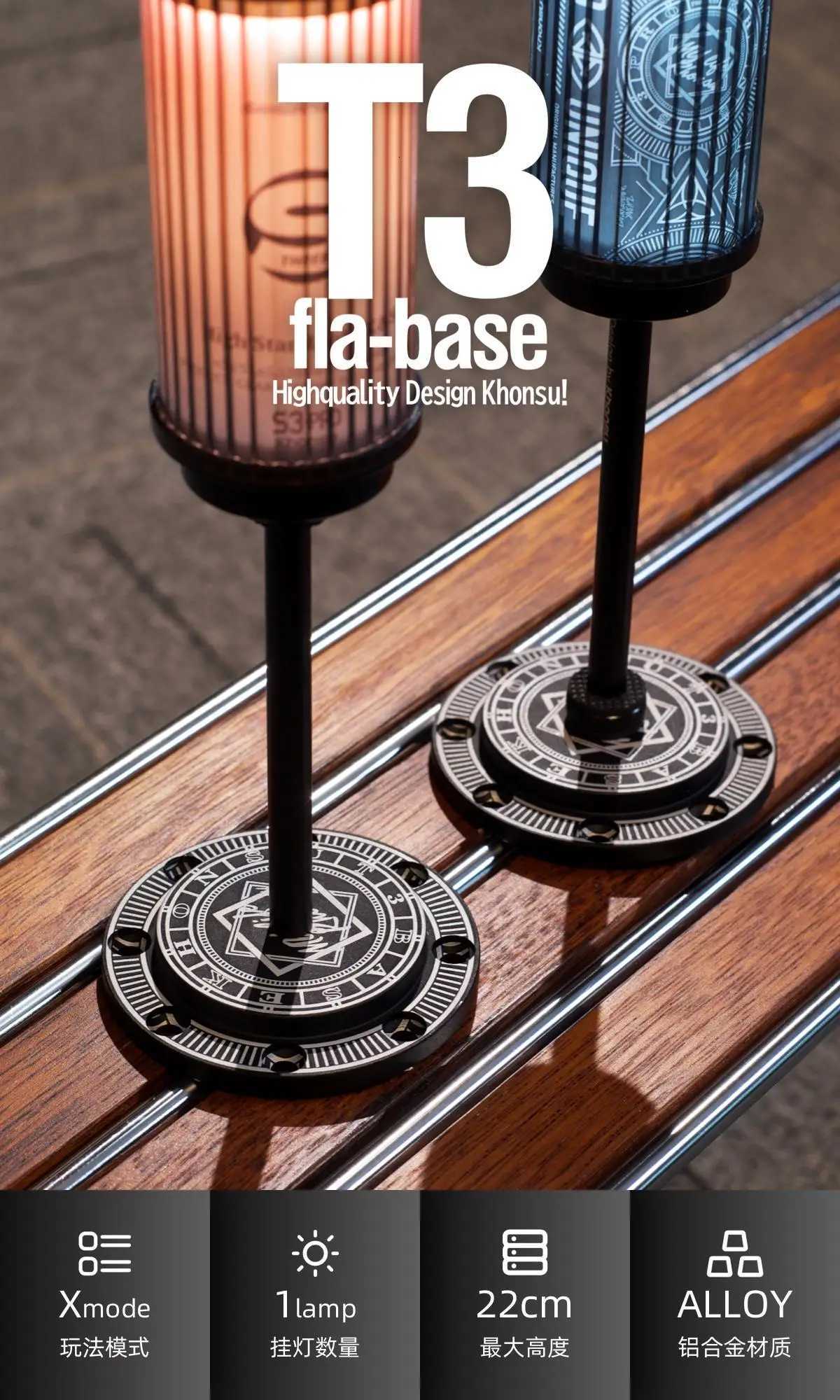 DOTWISE Camping Lights Support Foldable Detachable Stand Aluminum Lantern Stand Holder for Goalzero 38 Explore Lamps Stand M251201