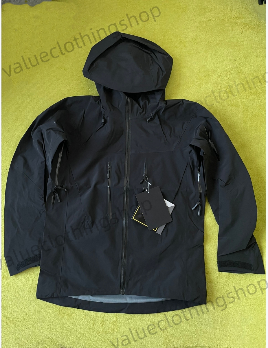 10A designer jacket men's zipper hard shell three-layer jacket outdoor warm windproof waterproof sports jacket men's and women's casual lightweight SV/LT hiking jacket