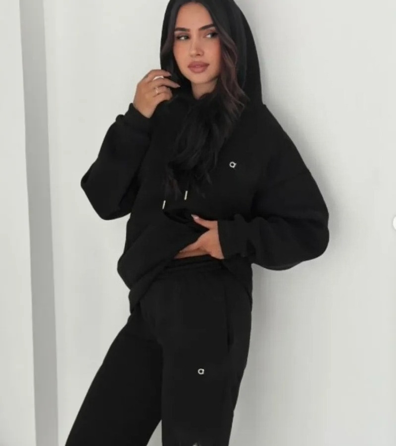 Designer Women Hoodies Yoga 2-piece Letter Printing Sports Suit Sportswear Jogging Hooded Clothes Hoodie Sweatpants Luxury Long Sleeve Pullover Casual