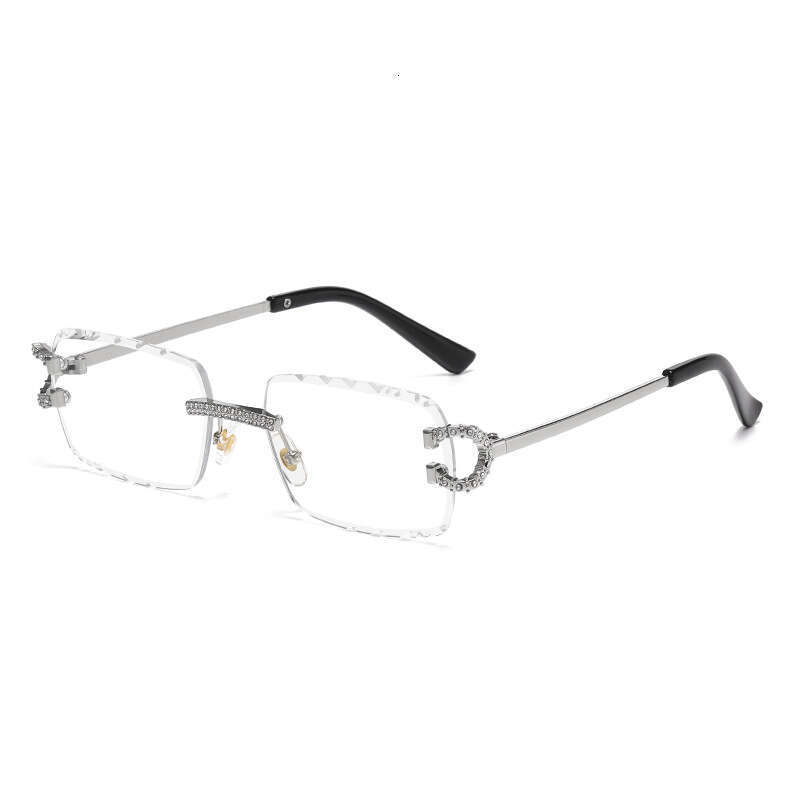 New Diamond-Studded Edge-Cut European and American Trendy Cross-Border Exclusive for Eyewear Manufacturers Wholesale Sunglasses