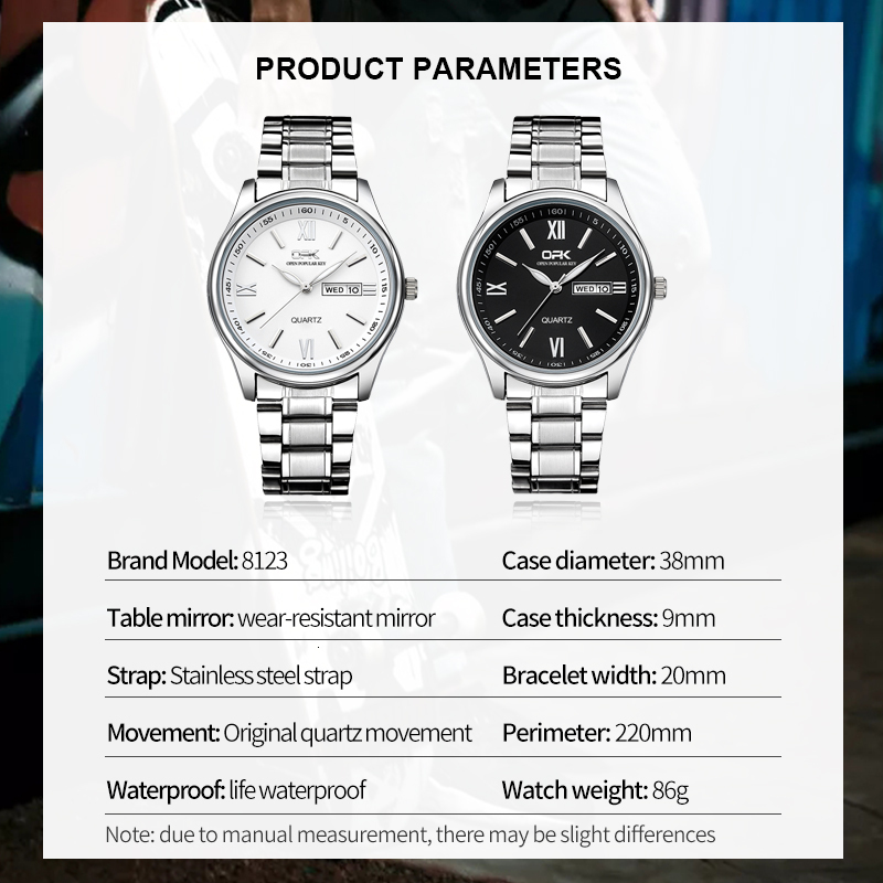 OPK Free Shipping New Designer Watch Direct Sales Cross-border Hot Selling Calendar Quartz Watch High-end High-quality Luxury Men's Watch