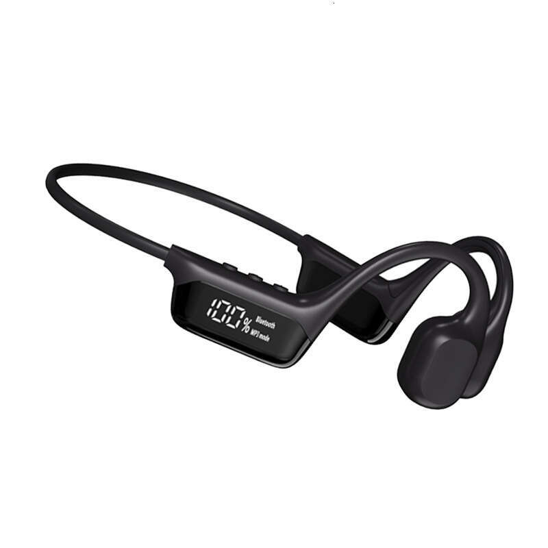 Famous Brand Cross Border New S Digital Display True Bone Conduction Bluetooth With GB Memory Ipx Waterproof Swimming Earphones