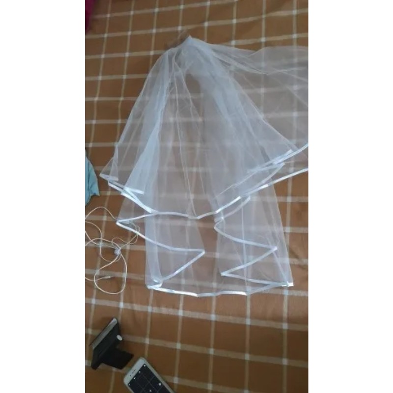 Wholesale Fashion Short Tulle Veils With Comb White Ivory Bridal Two Layer Veil For Marriage Wedding Hair Accessories For Bride Party Lg0724 Youmaidre