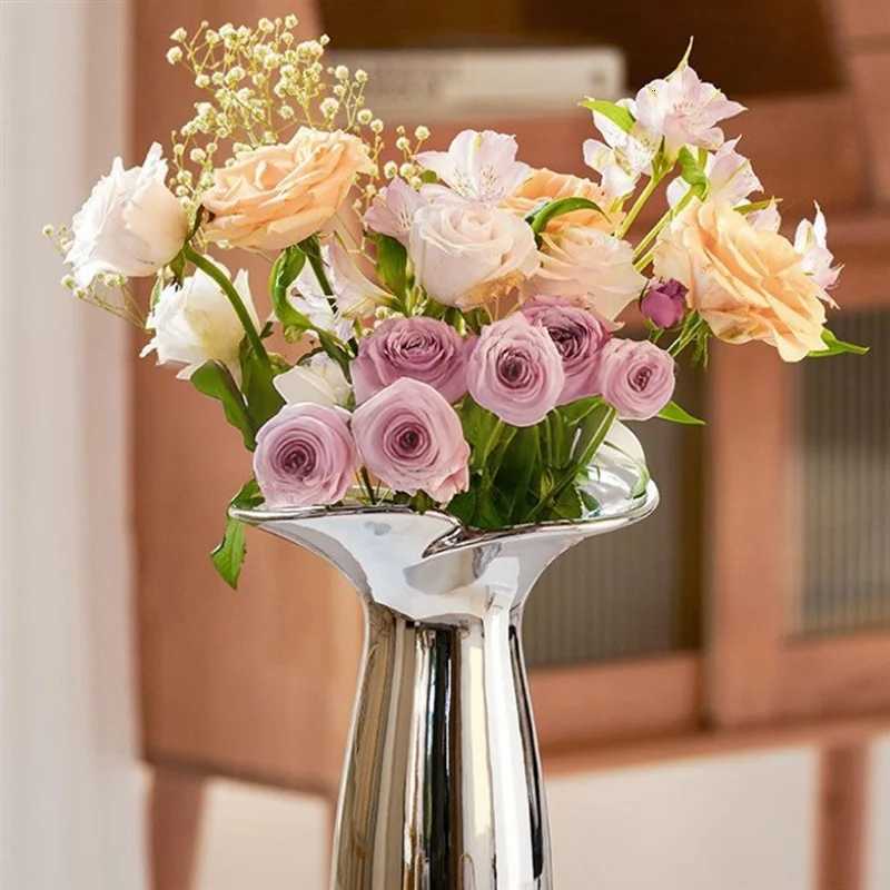 Decorative Vase Elegant Flower Arrangement Minimalist Flower Vase For Kitchen He-ABUA Y251201