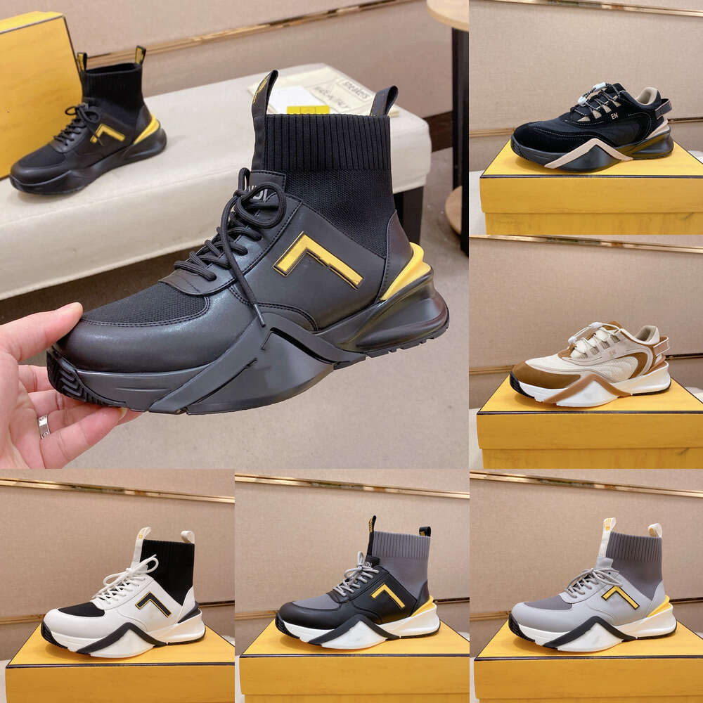10A Flow platform trainers Mans Fashion casual Luxury loafers High top knit boots flat Outdoor walk Dress Running Tennis Hiking shoe Designer sneakers