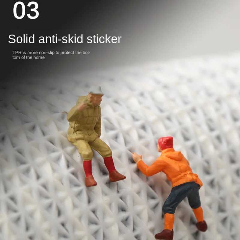 Bathro non slip absorbent foot pads Living ro bathro soft rug Toilet flocking floor mat shower mat bathro carpet H251129