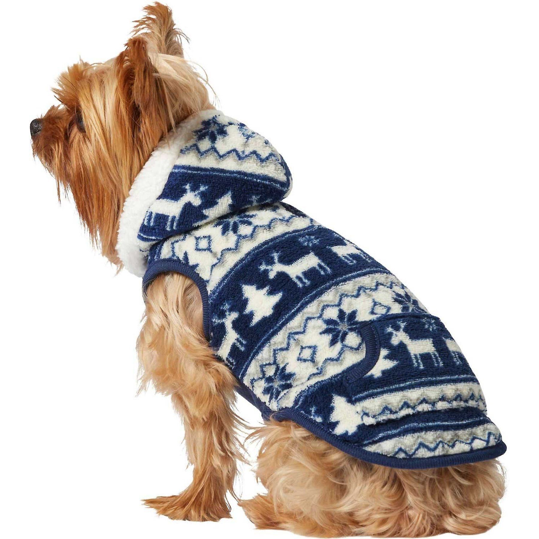 Frisco Fair Isle Fleece Lined Dog & Cat Hoodie - view 4