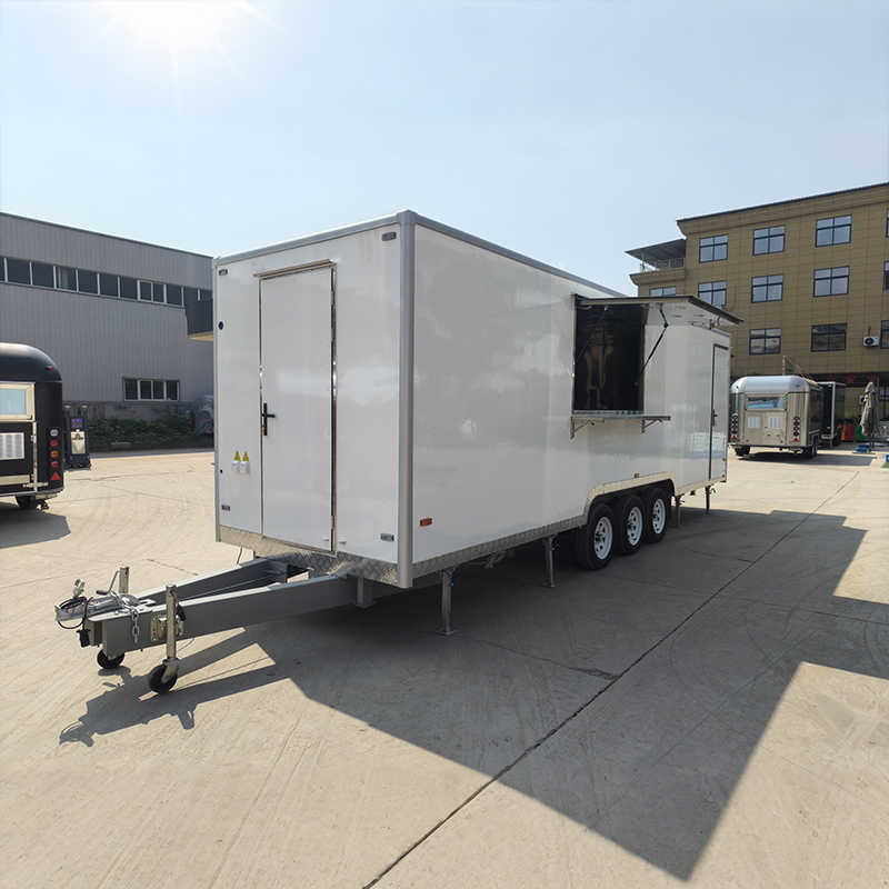 Heavy-Duty Food Trailer with Full Kitchen | 304 Stainless Steel for Hot Dog, Burger & Coffee Business