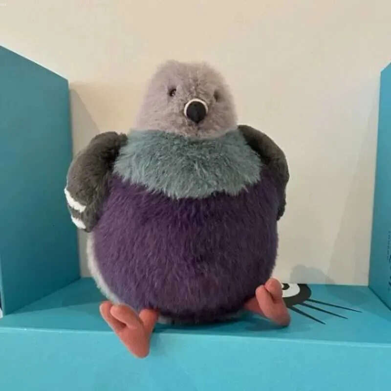 Jelly Cat 17cm Halloween Owl 25cm Parrot Fat Pigeon Bird Doll Pet Companion Toy Ornaments Christmas Birthday Girl Gift S X250918