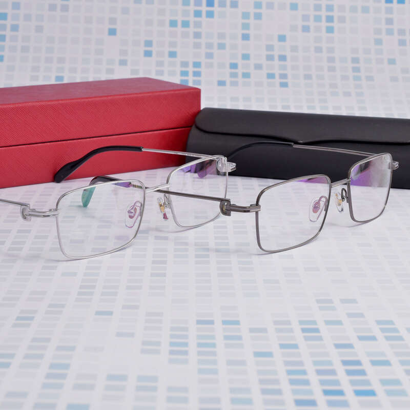 Designer New CT0260 Business Full Frame Plate Leg High Quality Pure Titanium Myopia Glasses