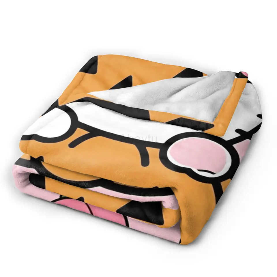 Sanrio Hello Kitty Halloween Blanket Quality Warm Soft Throw Blanket Winter Girls Boys Couch Chair Sofa Bed Street Trend Bedspread H251201