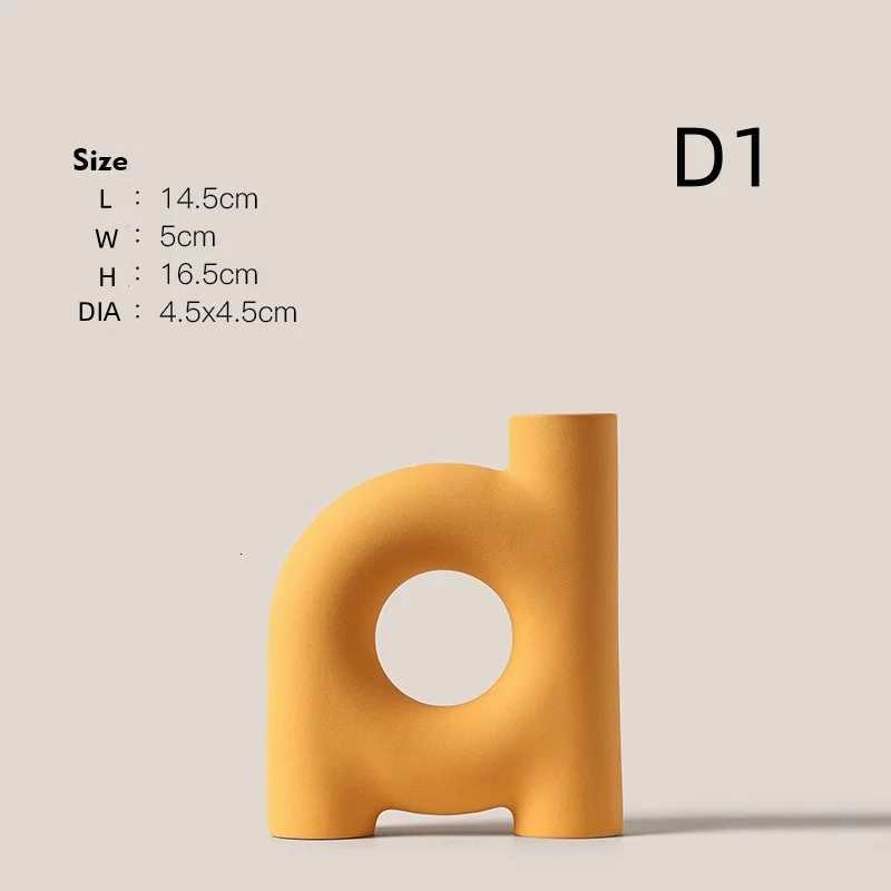 INS Ceramic Art Vase Modern Simple He Living Ro Flower Arrangement Advanced Sense Decorative Dev New Y251201