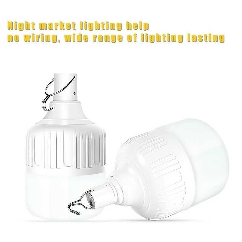 180W Portable Tent Lamp Battery Lantern BBQ Camping Light Outdoor Bulb USB LED Emergency Lights for Patio Porch Garden M251201