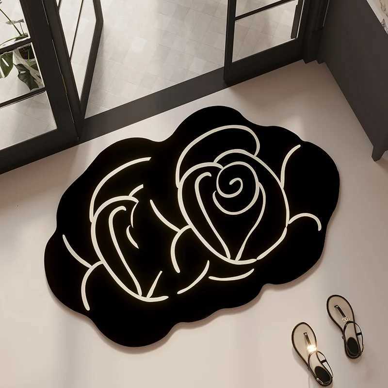 French Xiaoxiangfeng water-absorbing diat d bathro floor mat special-shaped toilet carpet quick-drying non-slip foot mat H251129