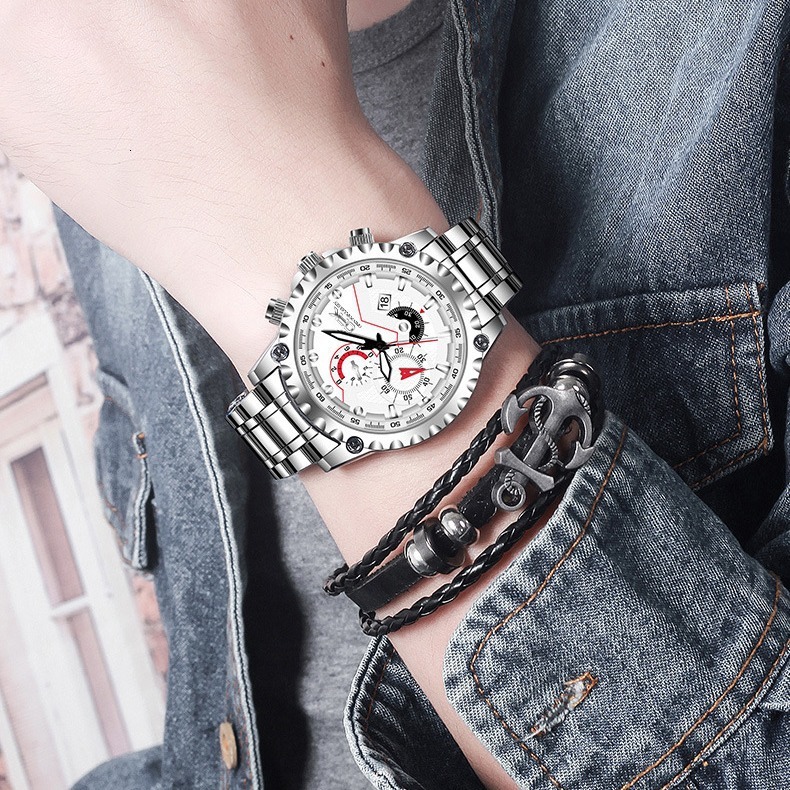 OPK Free Shipping New Designer Watch Cross-border High-quality Calendar Quartz Watch High-quality Luxury Men's Watch