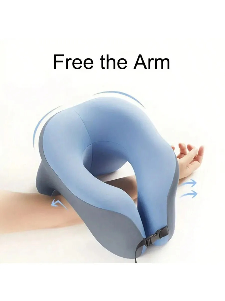 1pc Multi-functional U-shaped Pillow Nap Pillow Head And Neck Protector Travel Airplane U-shaped Pillow 251201
