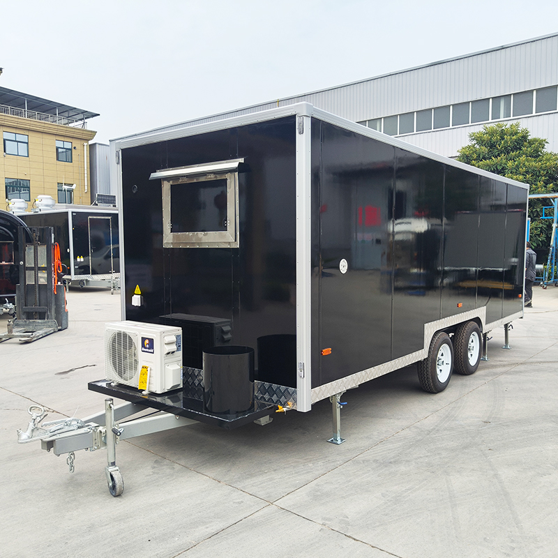Commercial-Grade 304 Stainless Steel Food Truck | Full Kitchen for Burgers, Hot Dogs & More