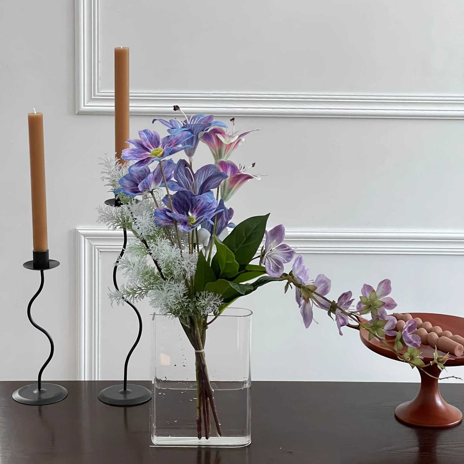 1pc Book Vase For Flowers Acrylic Clear Book Vase Book Shape Vases For Tips Transparent Book Vase Y251201