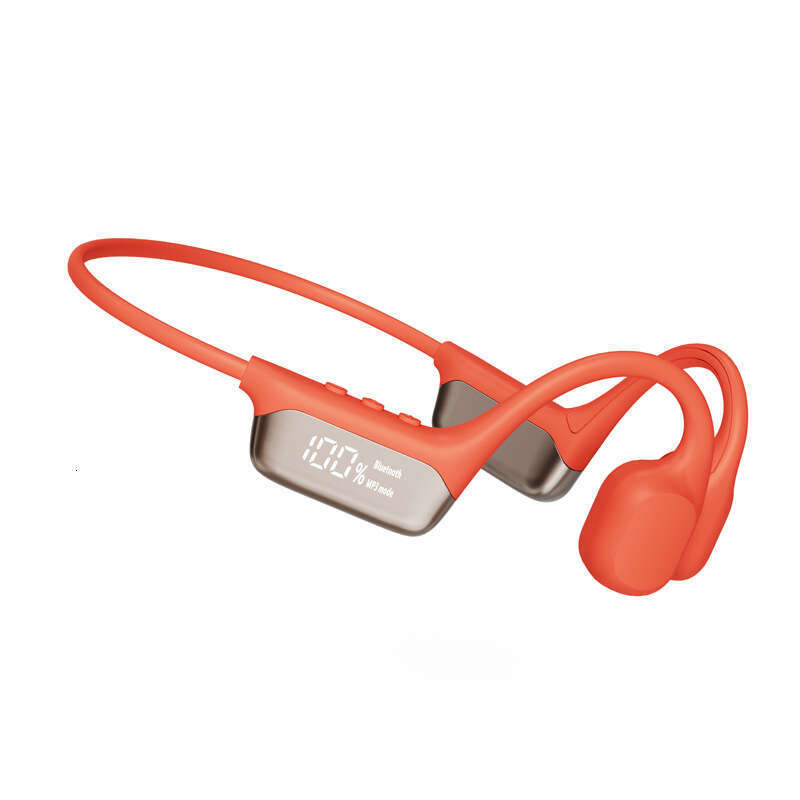 Famous Brand Cross Border New S Digital Display True Bone Conduction Bluetooth With GB Memory Ipx Waterproof Swimming Earphones