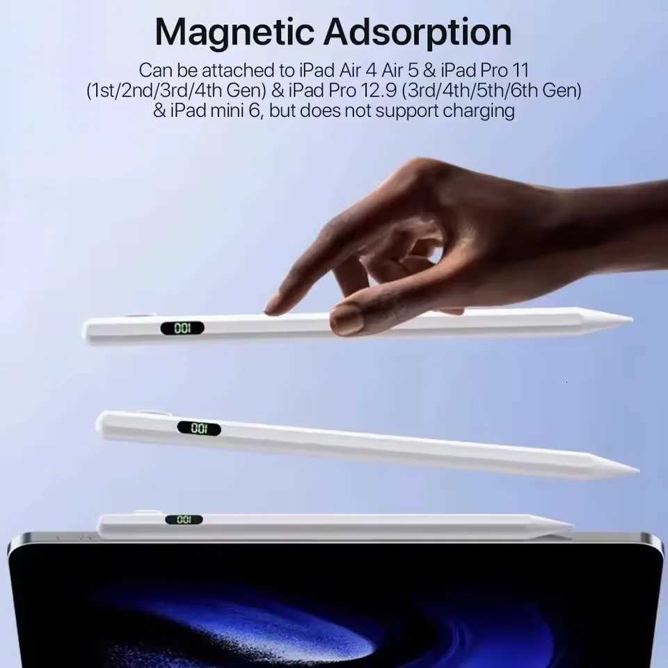 For Pencil 2 1 Palm Rejection Power Display iPad Accessories iPad 2022 2021 2020 2019 2018 Pro 11 129 Air Mini Stylus Pen C2512014