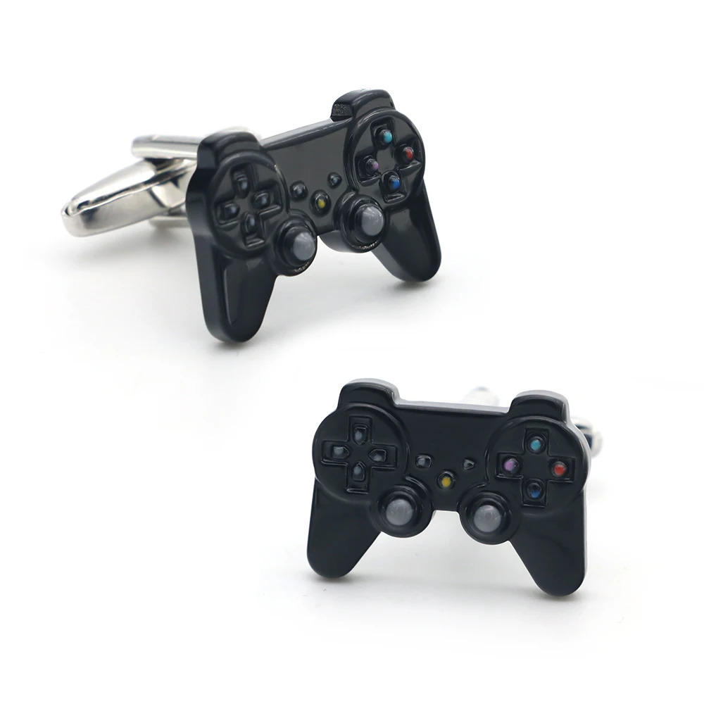 iGame Cartoon Game Cuff Links Quality Brass Material GamePad Cufflinks For Men Gift 251129