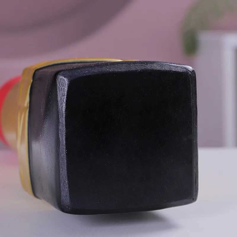 Resin Vase Lipstick Shape Cartoon Ornament Floral Arrangement Accessories Lipstick Vase Terrarium Ro Decoration Accessories Y251201