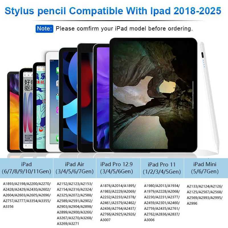 Stylus Pen For Pencil with LED Power Indicators Palm Rejection Touch Pencil for 2022 2021 2020 2019 2018 iPad pencil C2512011