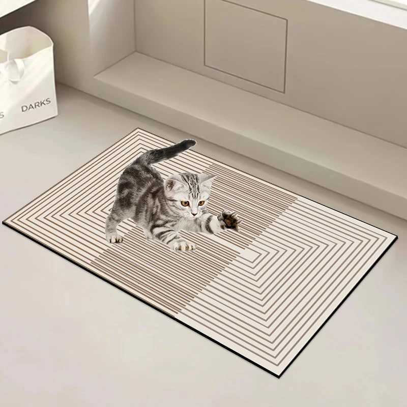 Kitchen Floor Mat Long Diatite Thicken Kitchen Rug Soft Washable Carpets Anti Slip Bathro Entrance Doormat Drying Floor Mats H251129