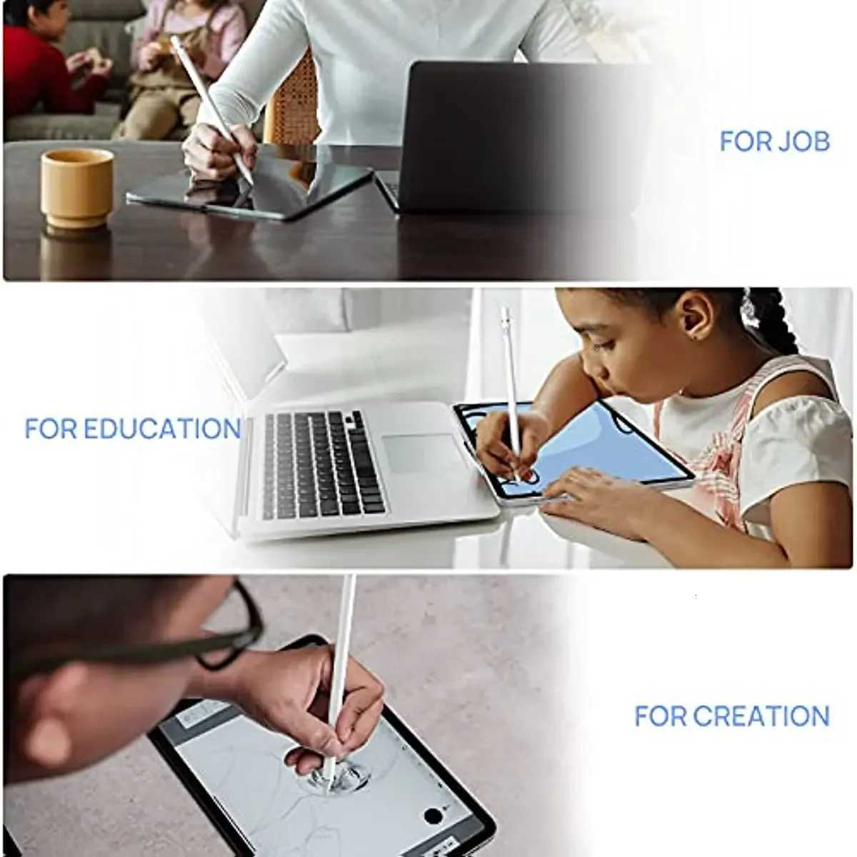 Stylus Pen For Pencil Styluses Cpatible for iPad 2/3/4/5/6/7/8 Generation Pro 97/105/11/129 Air 1/2/3/4 Mini 1/2/3/4 C251201