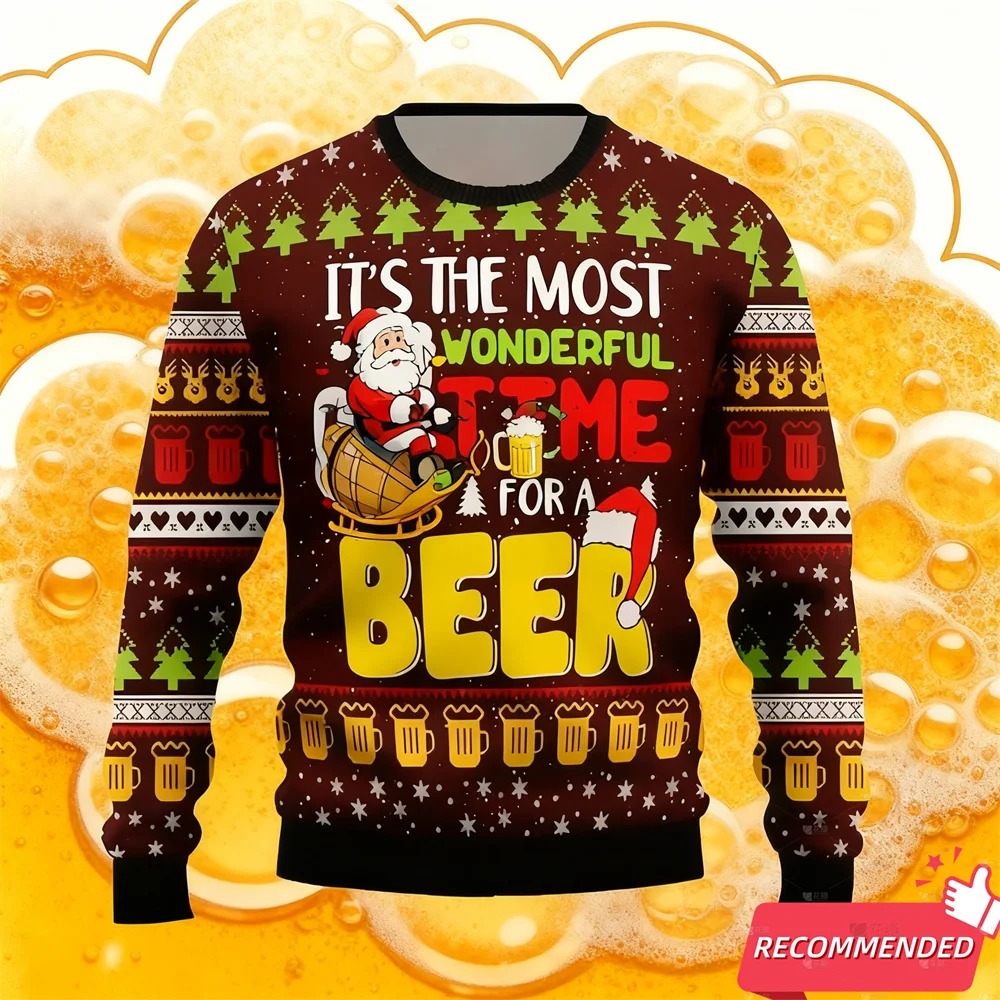 Men's Sweaters Hee Ho Jack Frost Ugly Christmas Sweater Funny Holiday Party Pullover Warm Cozy Xmas For Men Women Gift 2026