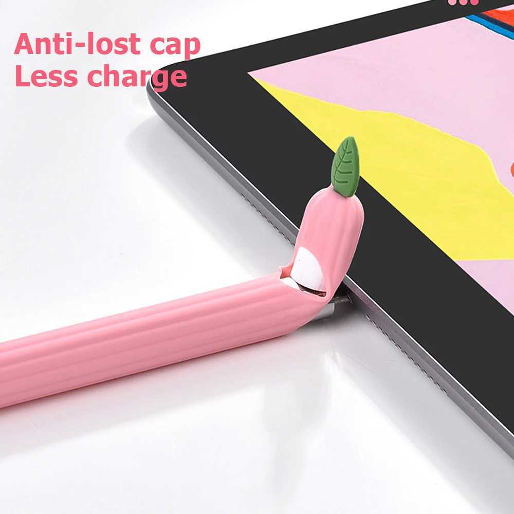 Cute Vegetable Silicone Case For Pencil 1 2 Pen Protective Sle Skin Cover Pen Case For Pencil 1st 2rd C251201
