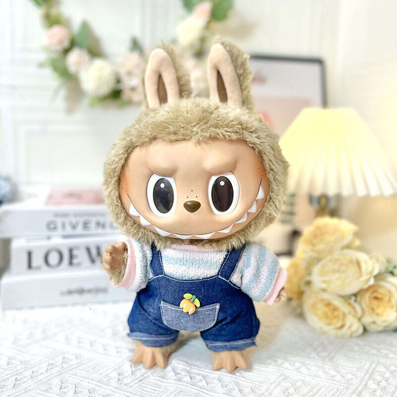 38cm Vinyl Plush Replacement Labubu Time to Chill Doll Clothes dh1103042281JY