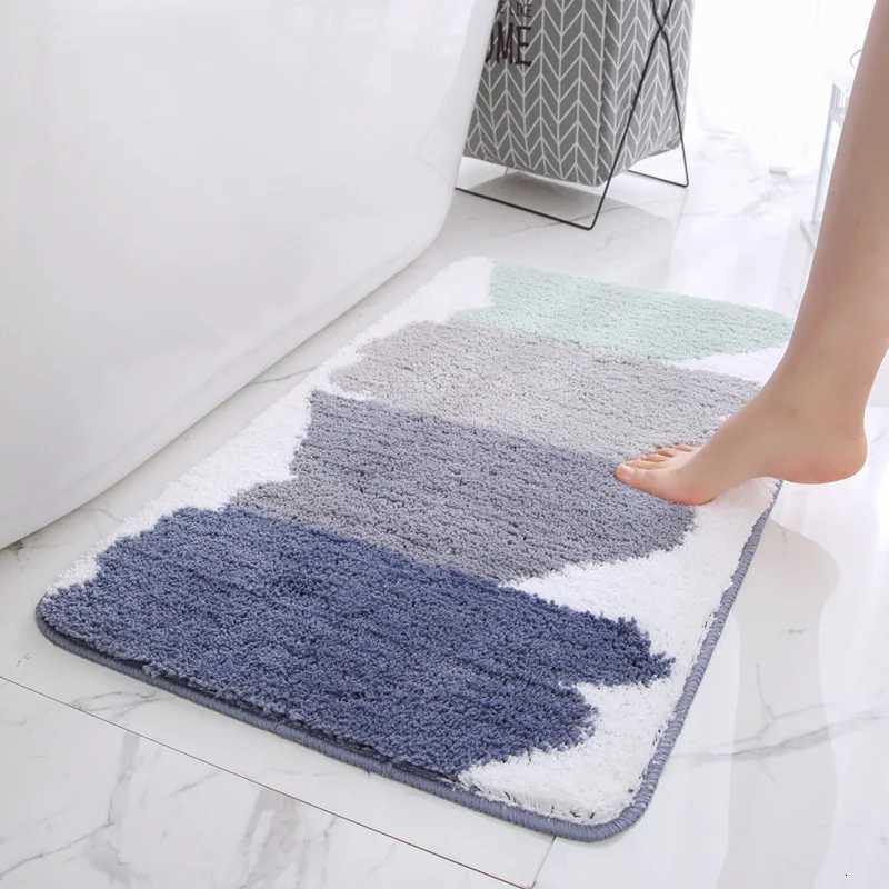 Inyahe Indoor Dcor Area Rug for Kitchen Floor Bathro Rugs Moroccan Vintage Soft and Absorbent Microfiber Bath Mat Non-Slip H251129