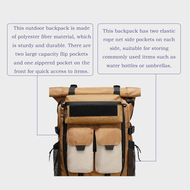 Sewafox Men's backpack,large capacity multifunctional backpack, outdoor sports travel backpack, women's computer bag