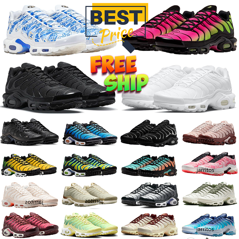 Free Shipping tns tn Sneakers plus Running Shoes Lisboa hyper pink volt Light Photo black White Red Players Championship Safety Orange Trainers for Men and Women