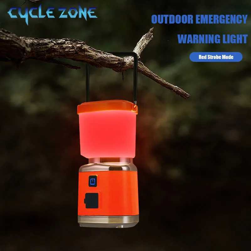 Portable Camping Light TYPE-C Rechargeable Dimmable Hanging Tent Lantern Night Lights Outdoor Camping Fishing Emergency Lighting M251201