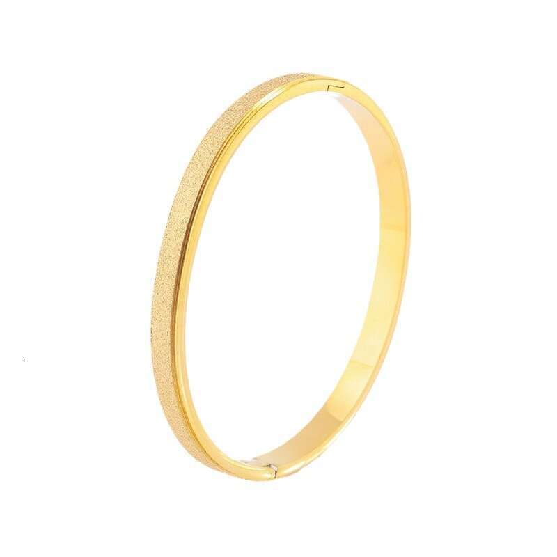 Titanium Electroplated Diamond Inlaid Silver High-end European and American Fashion Stainless Steel Bracelet Women's Jewelry